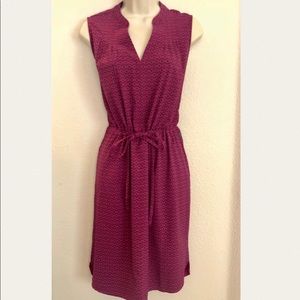 NWOT Eddie Bauer drawstring waist dress. Sz M